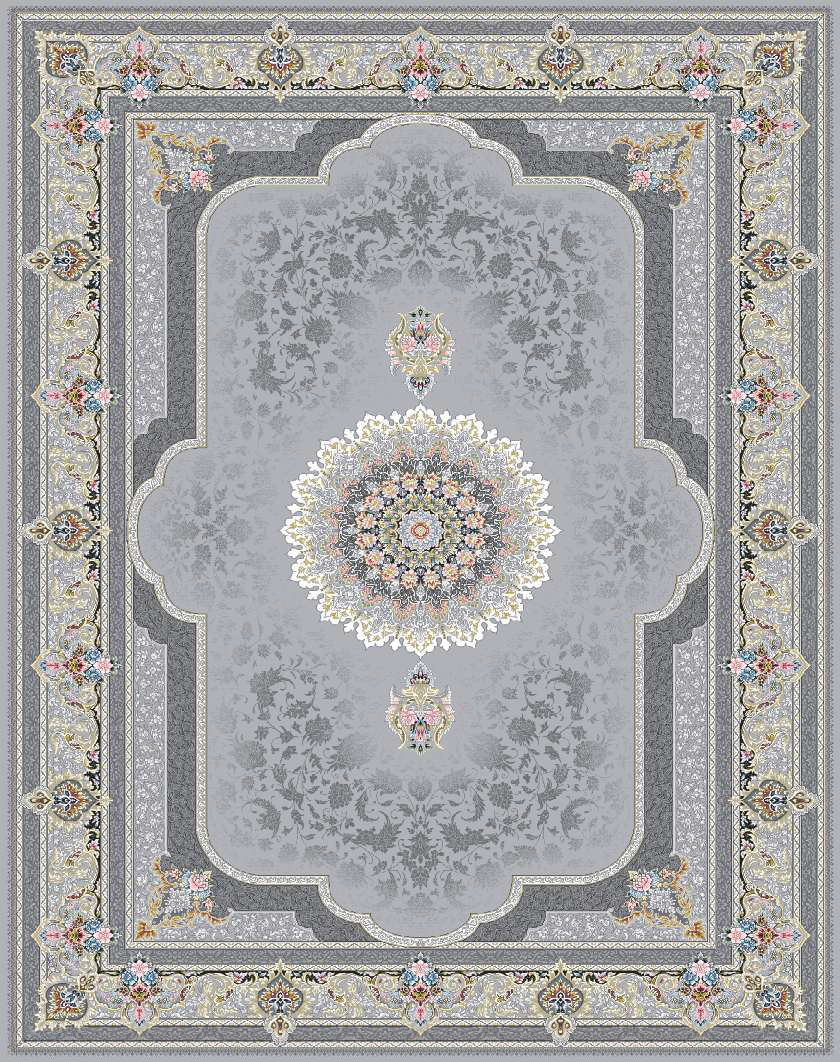 1500 Reeds Kashan Design (قالین 1500 شانه)