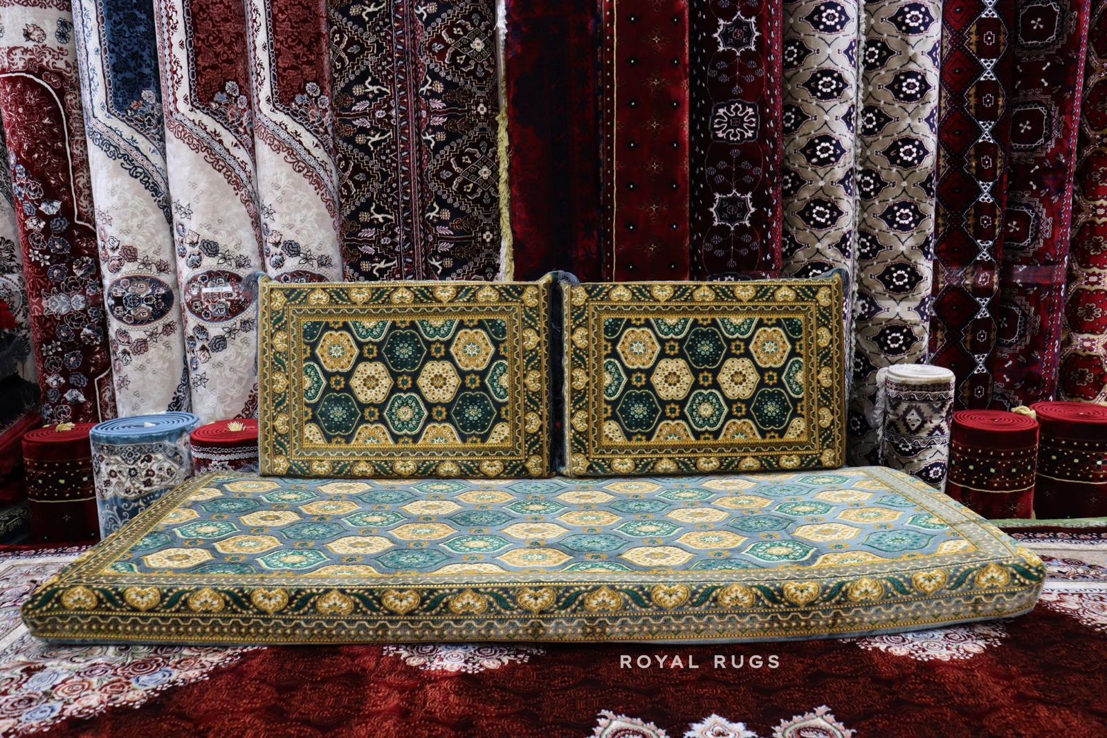 Grey & Yellow Toshak Cover With Good Quality set #048
