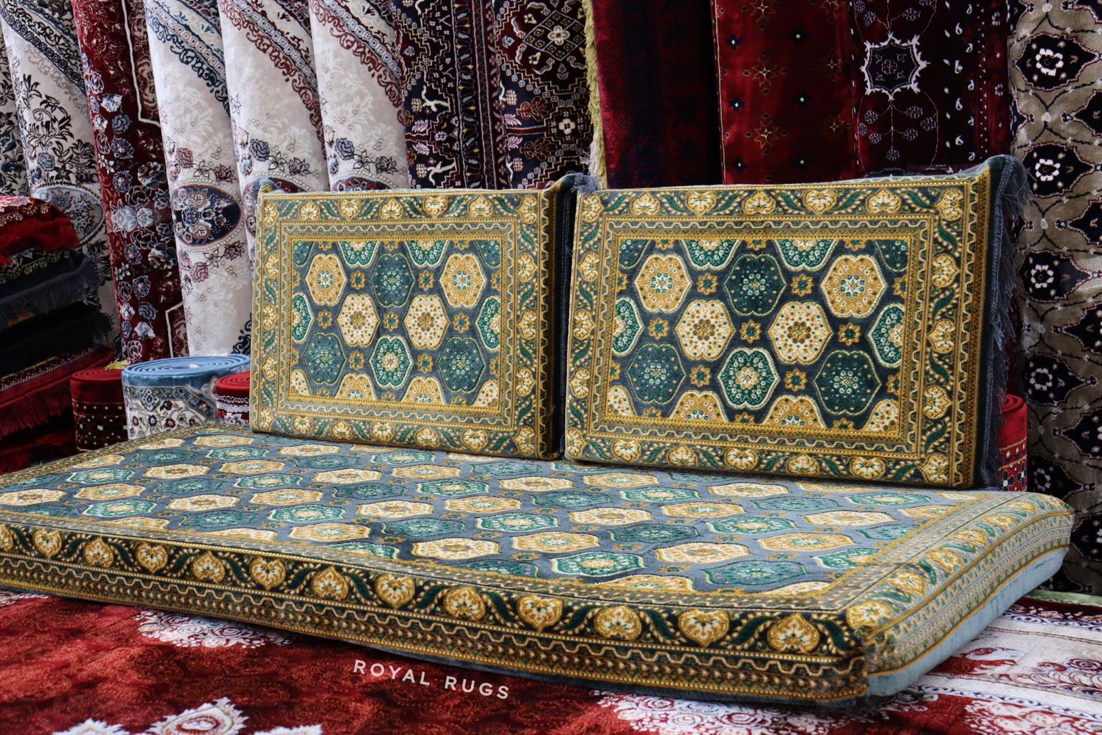 Grey & Yellow Toshak Cover With Good Quality set #048