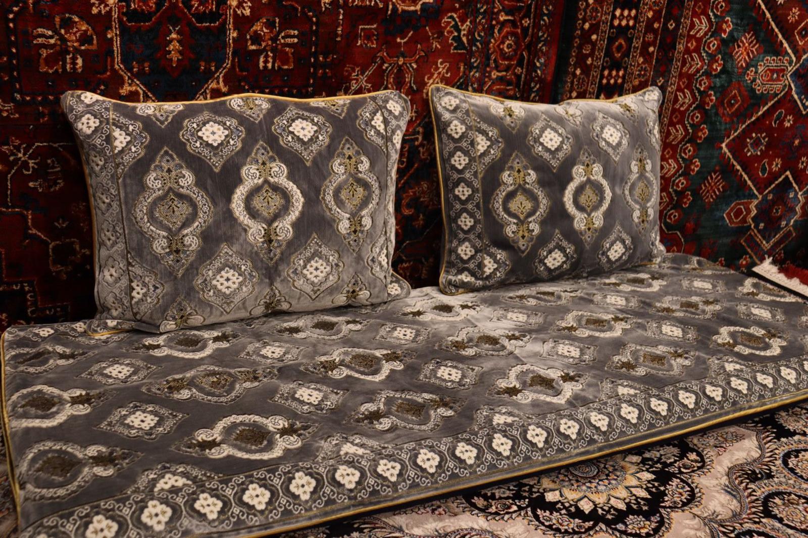 Grey Customized Toshak Cover Set #012
