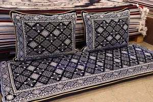 Dark Blue Customized Toshak Cover Set #001