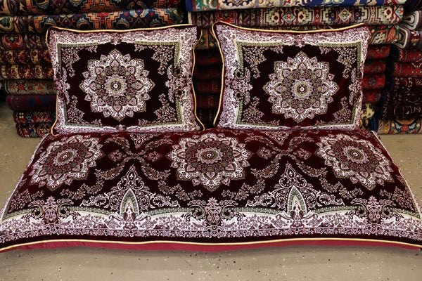 Red Customized Toshak Cover Set #041