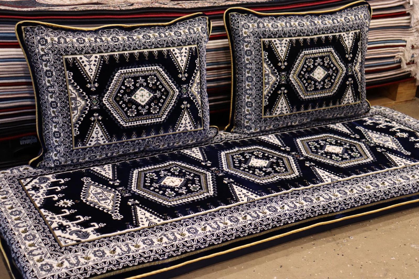 Dark Blue Customized Toshak Cover Set #003