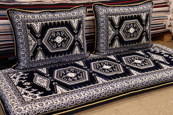 Dark Blue Customized Toshak Cover Set #003