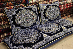 Dark Blue Customized Toshak Cover Set #004