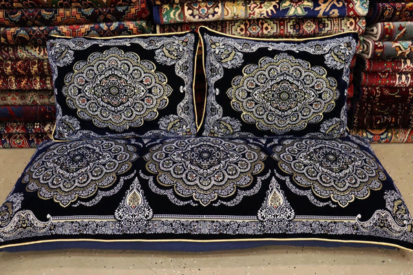 Dark Blue Customized Toshak Cover Set #004
