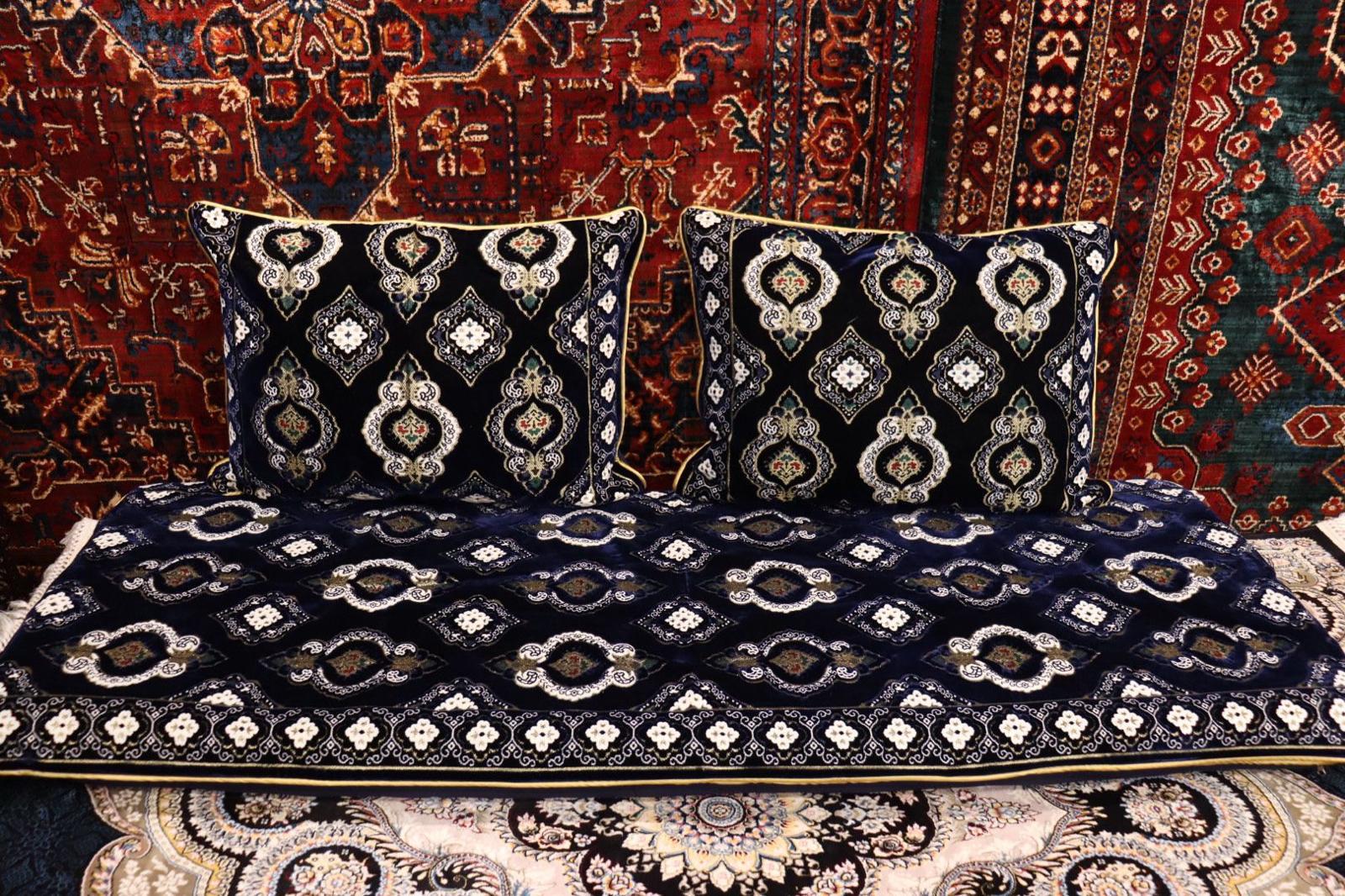 Dark Blue Customized Toshak Cover Set #005