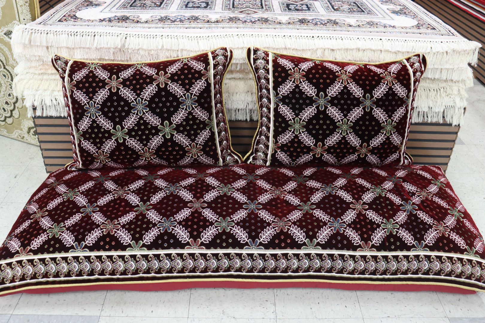 Red Customized Toshak Cover Set #016