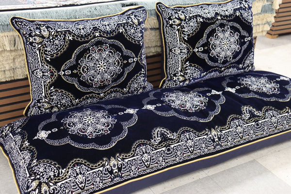 Dark Blue Customized Toshak Cover Set #006