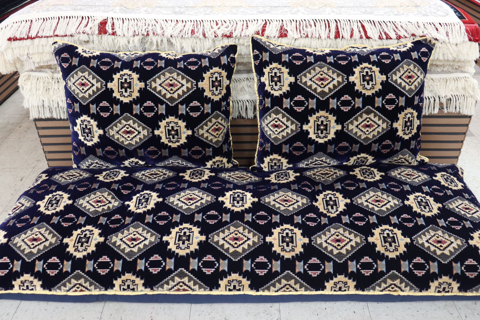 Dark Navy Customized Toshak Cover Set #026
