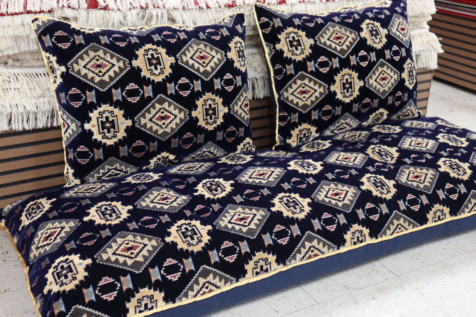 Dark Navy Customized Toshak Cover Set #026