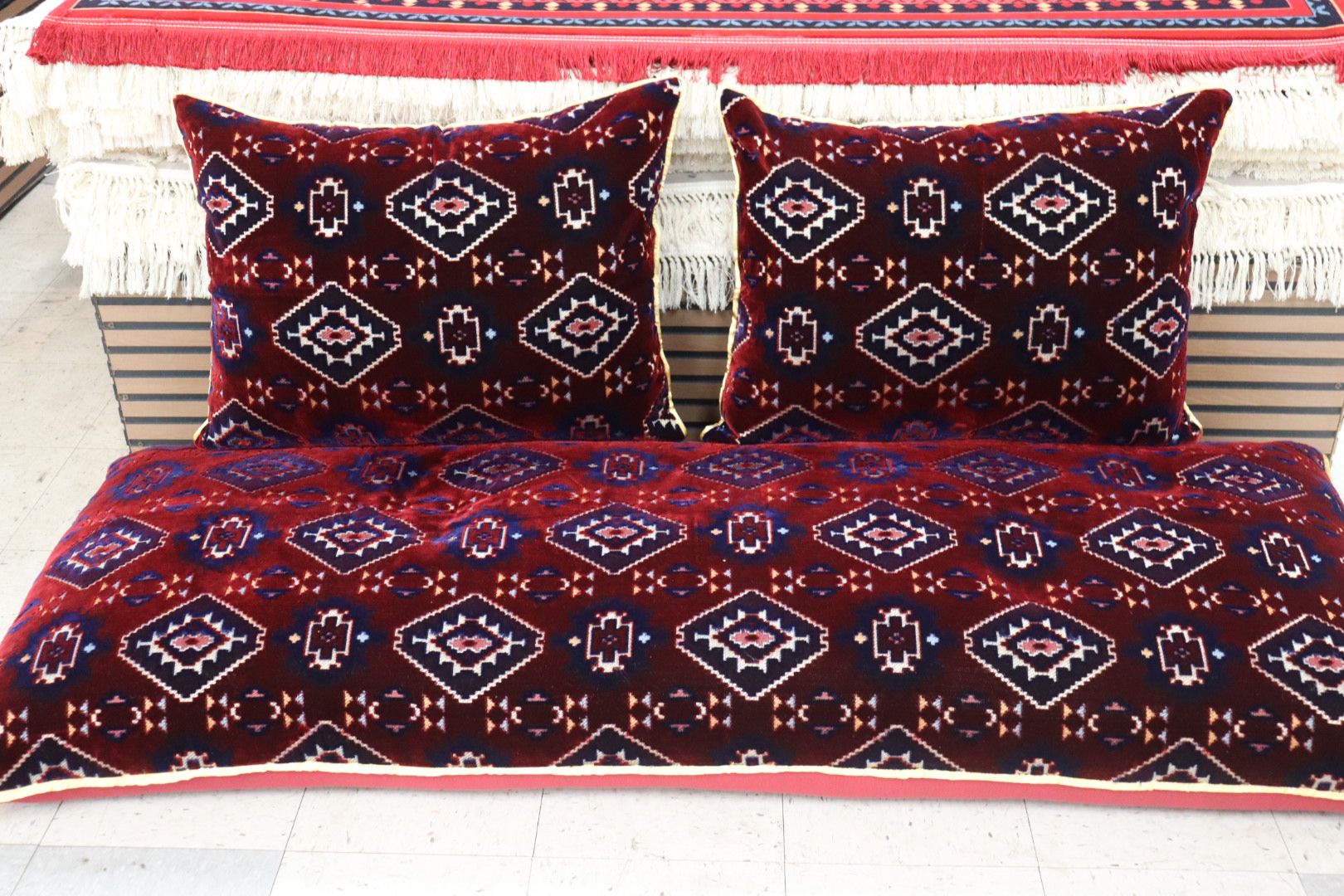 Red Customized Toshak Cover Set #027