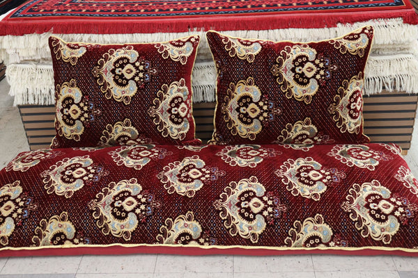 Red Customized Toshak Cover Set #028