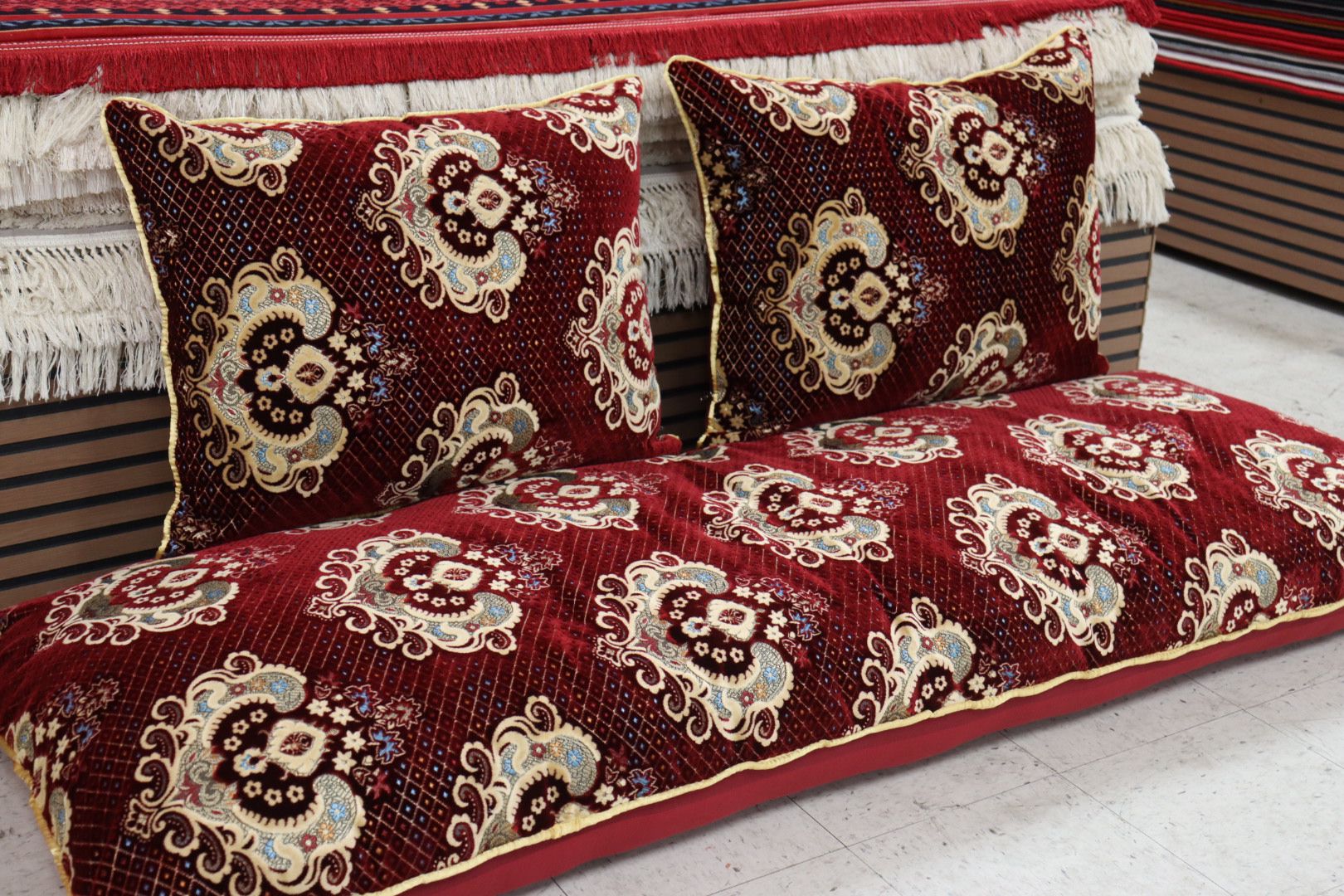 Red Customized Toshak Cover Set #028