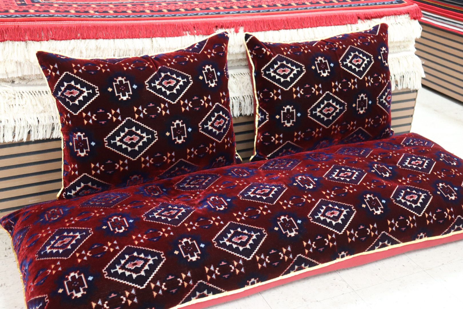 Red Customized Toshak Cover Set #027