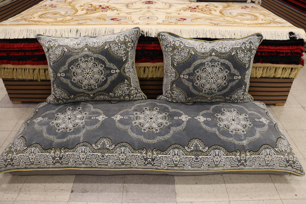 Grey Customized Toshak Cover Set #053