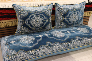 ‌Blue Customized Toshak Cover Set #060