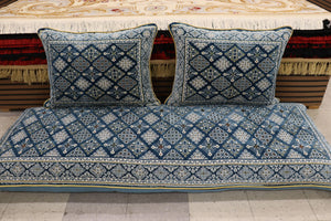 ‌Blue Customized Toshak Cover Set #061