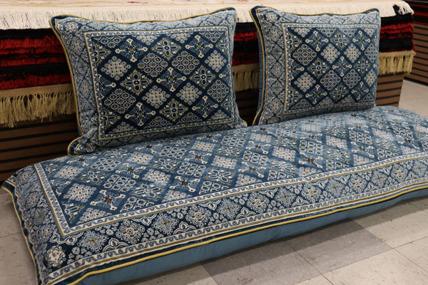 ‌Blue Customized Toshak Cover Set #061