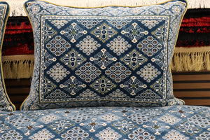 ‌Blue Customized Toshak Cover Set #061
