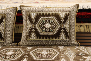 ‌Brown Customized Toshak Cover Set #069