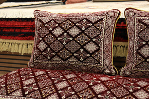Red Customized Toshak Cover Set #044