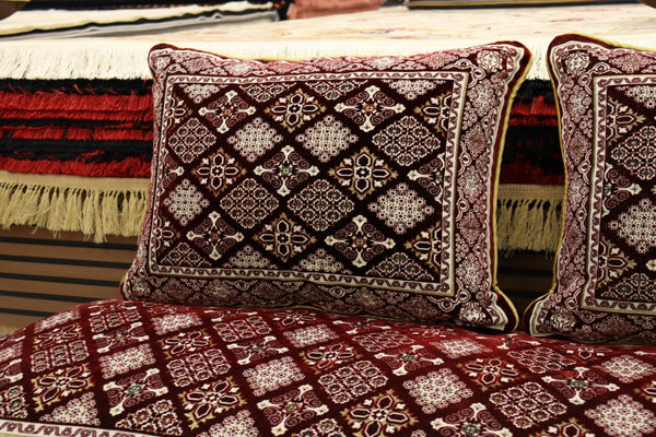 Red Customized Toshak Cover Set #044