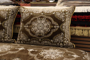 ‌Brown Customized Toshak Cover Set #068