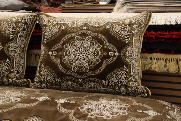 ‌Brown Customized Toshak Cover Set #068