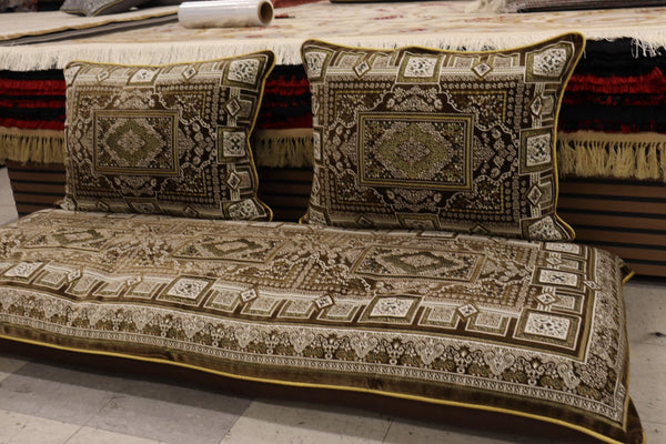 ‌Brown Customized Toshak Cover Set #070