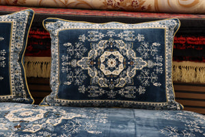 ‌Blue Customized Toshak Cover Set #062