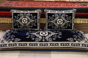 Dark Blue Customized Toshak Cover Set #046