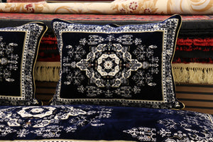 Dark Blue Customized Toshak Cover Set #046