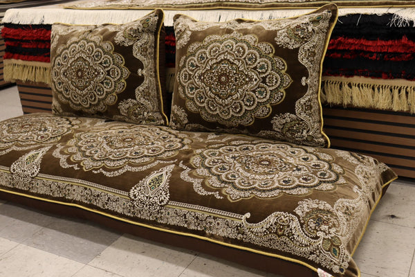 ‌Brown Customized Toshak Cover Set #071