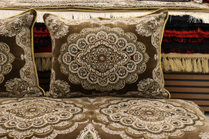 ‌Brown Customized Toshak Cover Set #071
