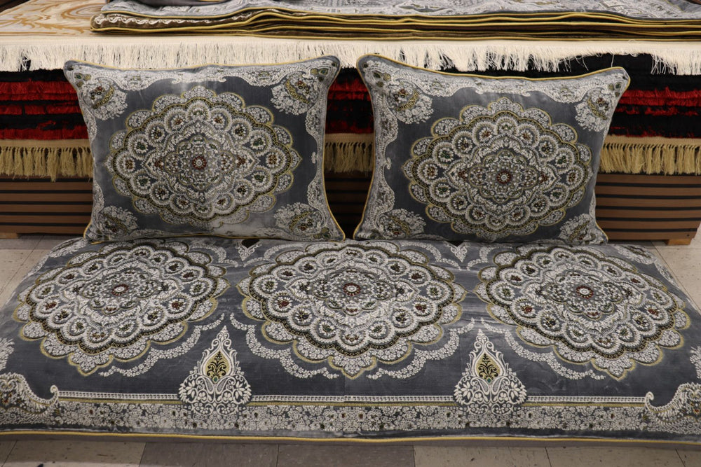 Grey Customized Toshak Cover Set #058