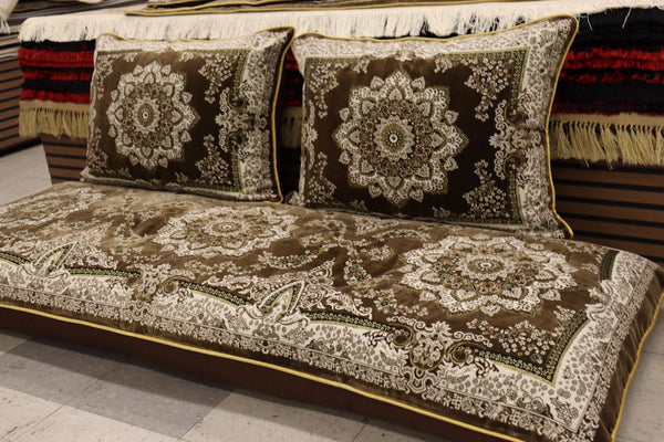 ‌Brown Customized Toshak Cover Set #072