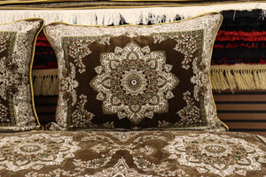 ‌Brown Customized Toshak Cover Set #072