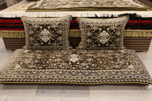 ‌Brown Customized Toshak Cover Set #073