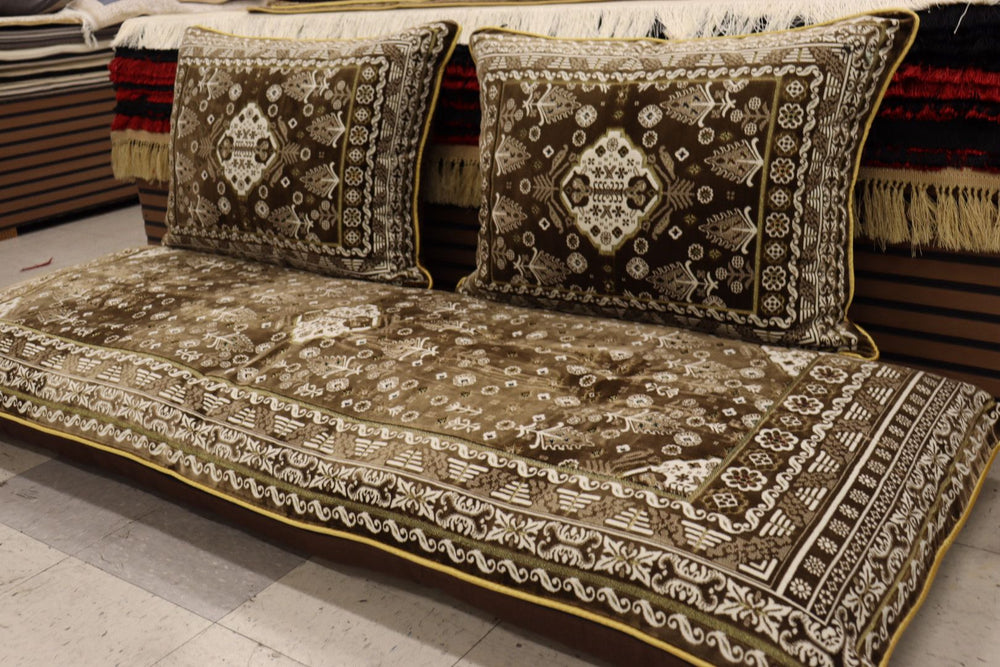 ‌Brown Customized Toshak Cover Set #073
