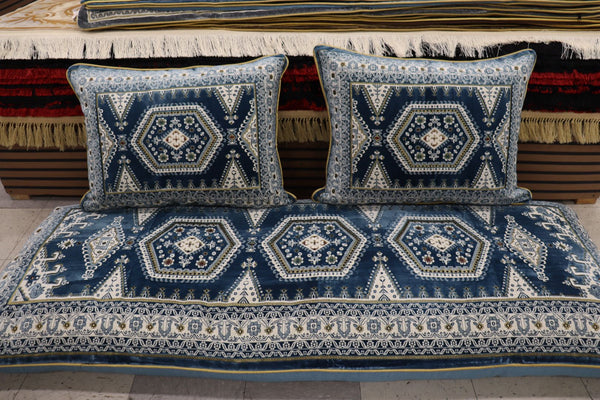‌Blue Customized Toshak Cover Set #064