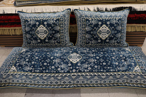 ‌Blue Customized Toshak Cover Set #065