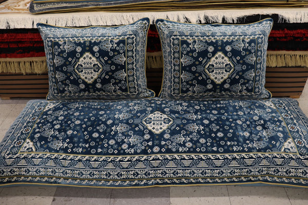 ‌Blue Customized Toshak Cover Set #065