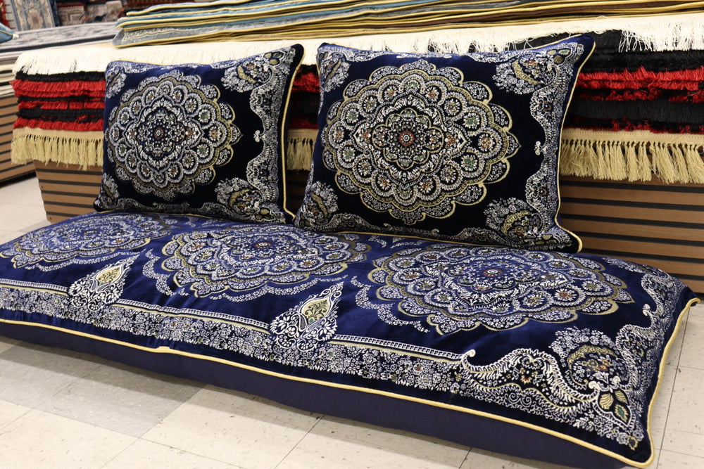 Dark Blue Customized Toshak Cover Set #050