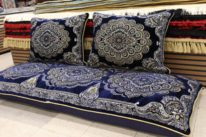 Dark Blue Customized Toshak Cover Set #050