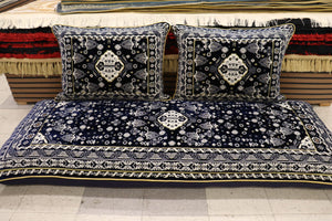 Dark Blue Customized Toshak Cover Set #051