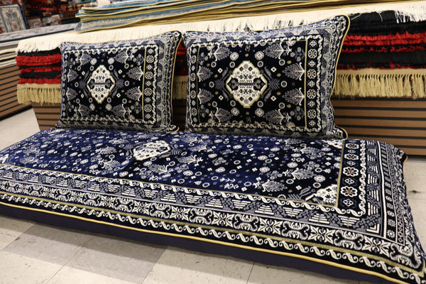 Dark Blue Customized Toshak Cover Set #051