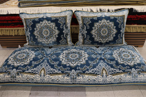 ‌Blue Customized Toshak Cover Set #066