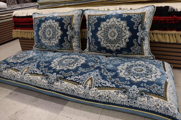 ‌Blue Customized Toshak Cover Set #066