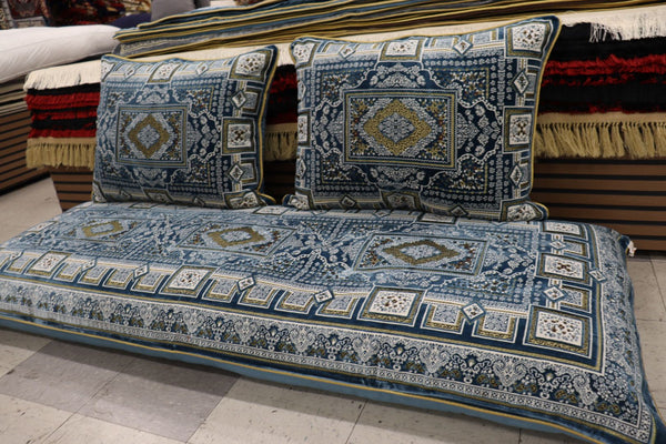 ‌Blue Customized Toshak Cover Set #067